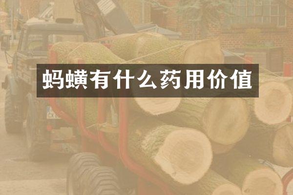 蚂蟥有什么药用价值