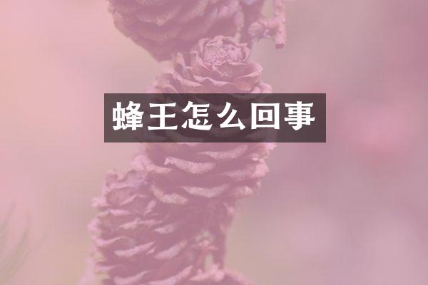 蜂王怎么回事